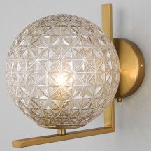 Бра с выключателем Eurosvet Shape 70131/1 латунь