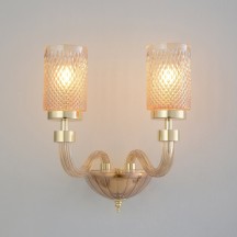 Бра Crystal Lux SILVESTRO AP2 AMBER