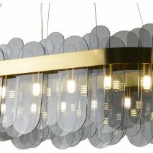 Подвесная люстра Natali Kovaltseva Valencia VALENCIA 91000/15C GOLD SATIN