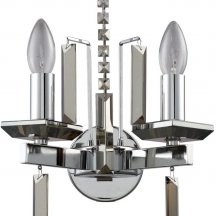 Бра Crystal Lux Marron AP2 Chrome