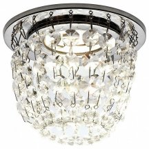 Встраиваемый светильник Ambrella light Crystal K2075 CH/CL