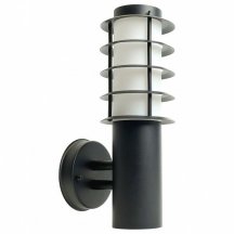 Светильник садово-парковый Feron DH046-B, Техно на стену, 18W E27 230V, черный 51526