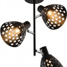 Потолочная люстра Reluce 01554-3.3-03B BK+CR