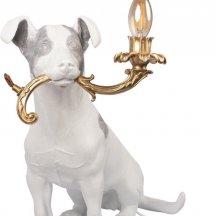 Интерьерная настольная лампа Dog 10312 Grey