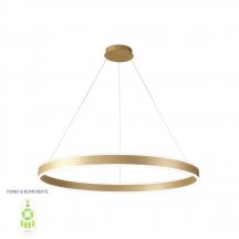 Подвесная люстра Crystal Lux MUCHOS SP88W LED D1000 GOLD
