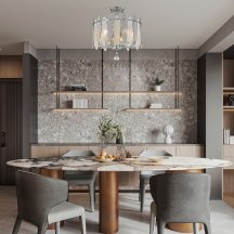 Потолочная люстра Arte Milano Sorrento-3309 373309/5/80/380 CR