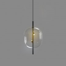 Подвесной светильник DeLight Collection 10018P 10018P/1 black/clear