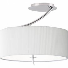 Потолочная люстра Mantra Eve Chrome - Cream Shade 1132