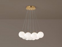 Подвесной светильник Lumker Galaktika GL-CL140BR-80-WW