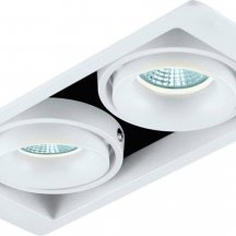 Точечный светильник Lumme DL18615/02WW-SQ White/Black
