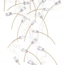 Подвесная люстра DeLight Collection 9081P 9081P/25 gold