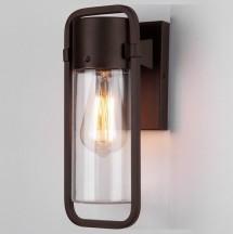 Уличный настенный светильник Elektrostandard Lab 35001/D коричневый a061044