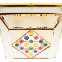 Потолочная люстра Doge Luce 956/4PL-B.S(SatinatoM+Bottoni)