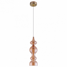 Подвесной светильник Crystal Lux Iris SP1 A Amber