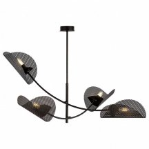 Люстра на штанге Imex MD.8378 MD.8378-4-P-BK