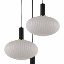 Подвесная люстра Lumina Deco Floril LDP 1216-3 WT+BK