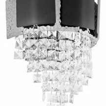 Бра Molina LDW 7045-2 BK+CHR