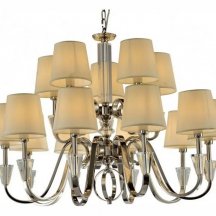 Подвесная люстра iLamp Alesti P2424-10+5 Nickel