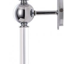 Бра Crystal Lux Mirabella AP1 Chrome/White