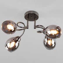 Китайская люстра Eurosvet Roselyn 30171/4 черный жемчуг
