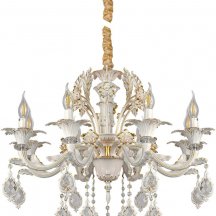 Подвесная люстра AM Group CLEOPATRA CLEOPATRA SP8 WH+GL