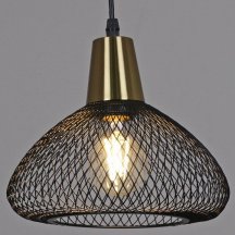 Подвесной светильник Reluce 03204-3.9-01 BK+COPPER