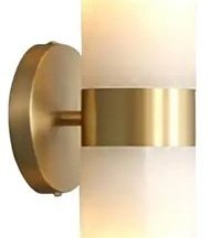 Бра Wall lamp 6483W/B brass/white