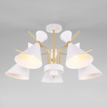 Современная люстра Eurosvet Apart 70114/5 белый