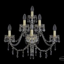 Бра классическое Bohemia Ivele Crystal 1403 1403B/3+2+1/240/G