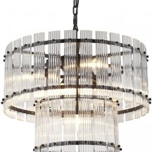 Подвесная люстра DeLight Collection Ruby KG1112P-7 black/clear