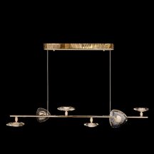 Люстра для натяжных потолков LEON Iris LE7913/6L Gold