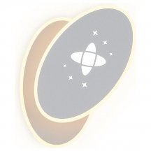 Настенный светильник для гостиной Ambrella light  fW109 SGR серый песок LED 3000K+6400K 20W 230*140*50