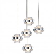 Подвесной светильник DeLight Collection Indiana MD22030002-5A chrome/clear