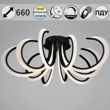 Потолочная люстра Reluce 74390-0.3-5+5 black