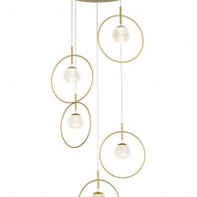 Подвесной светильник DeLight Collection Elliot Diamante MD21001043-5A gold