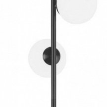 Напольный торшер с полкой Lumina Deco  LDF 6030-3 BK
