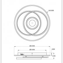 Потолочный светильник MyFar Galatea MR9010-CL