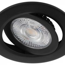 Светильник светодиодный встраиваемый ЭРА KL LED 25A-5 3K BK SET 10 5Вт 3000К круглый поворотный черный набор 10 шт Б0070935