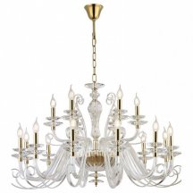 Подвесная люстра 8570 8576+12/C gold polished