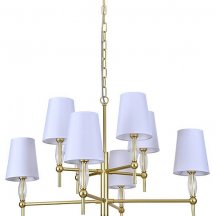 Подвесная люстра Newport CHELSY 4378/C mat.gold