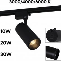 Трековый светильник Reluce 06650-9.3-LED10/20/30W CCT BK