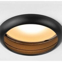 Светильник встраиваемый алюминиевый ЭРА KL110 WH/BK под лампу MR16 GU5.3 белый/черный матовый Б0061531