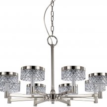 Подвесная люстра DeLight Collection Diamond cut MD21020075-8A satin nickel