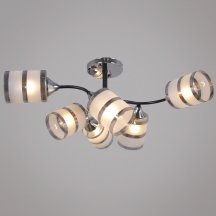 Потолочная люстра  45360-0.3-06 BK+CR