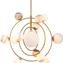 Подвесная люстра DeLight Collection Planet KG1122P-13 brass