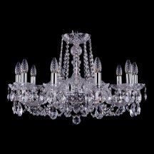 Элитная люстра Bohemia Ivele Crystal 1402 1402/10/240/Ni