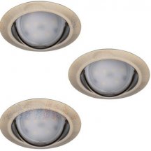 Точечный светильник (в комплекте 3 шт.) Kanlux TRIBIS II O AB 23846