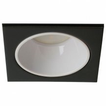 Светильник встраиваемый Feron DL3112 потолочный MR16 G5.3  черный + белый 51407