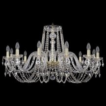 Подвесная люстра Bohemia Ivele Crystal 1402/12/360/G