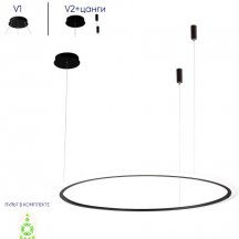 Подвесной светодиодный светильник Crystal Lux Manzana SP40W Led Black